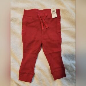 Red Texture Joggers